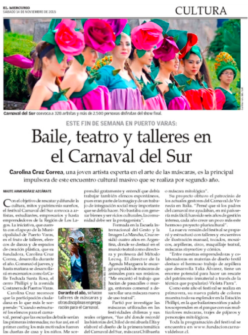 Baila, teatro y talleres en Carnaval del Sur