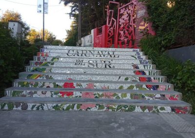 “Carnaval del Sur” Escalera Ricke, Puerto Varas, 2022.
